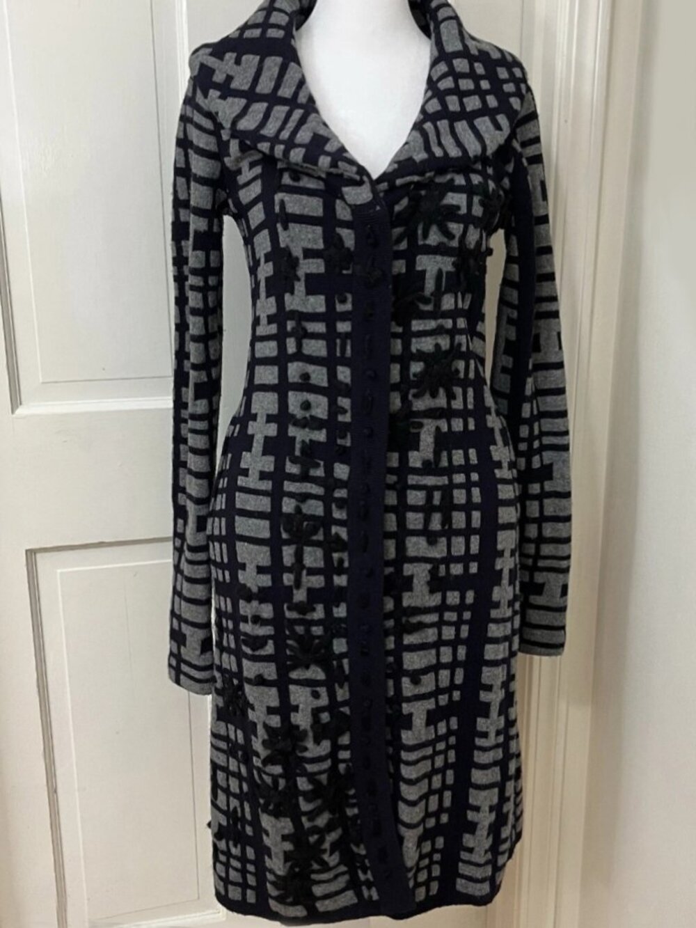 Anthropologie Charlie and Robin Sweater Coat cardigan Small S